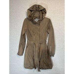 Dawn Levy Raincoat Womens Small Kyndra Packable Anorak Lightweight Hooded Jacket